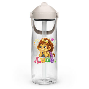 Lucie™ Flip Straw Water Bottle