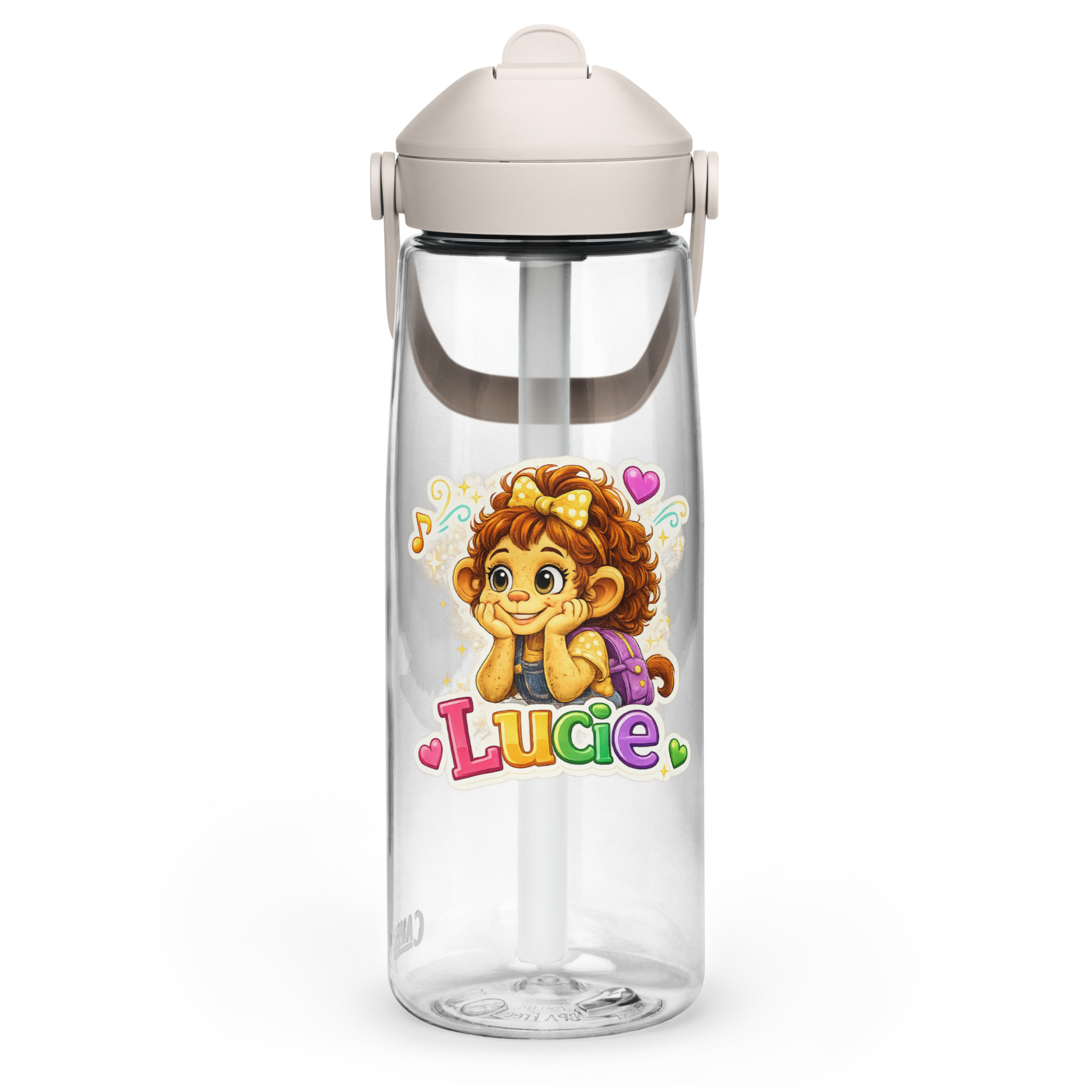 Lucie™ Flip Straw Water Bottle