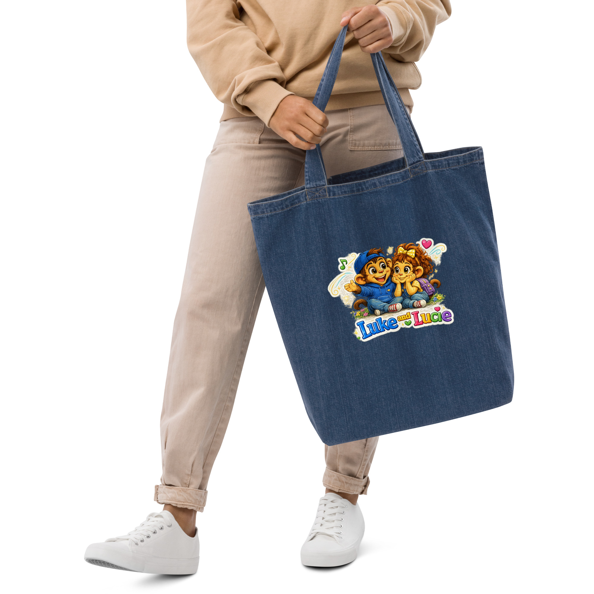 Luke & Lucie™ Kindness On The Go Denim Tote Bag - Image 3