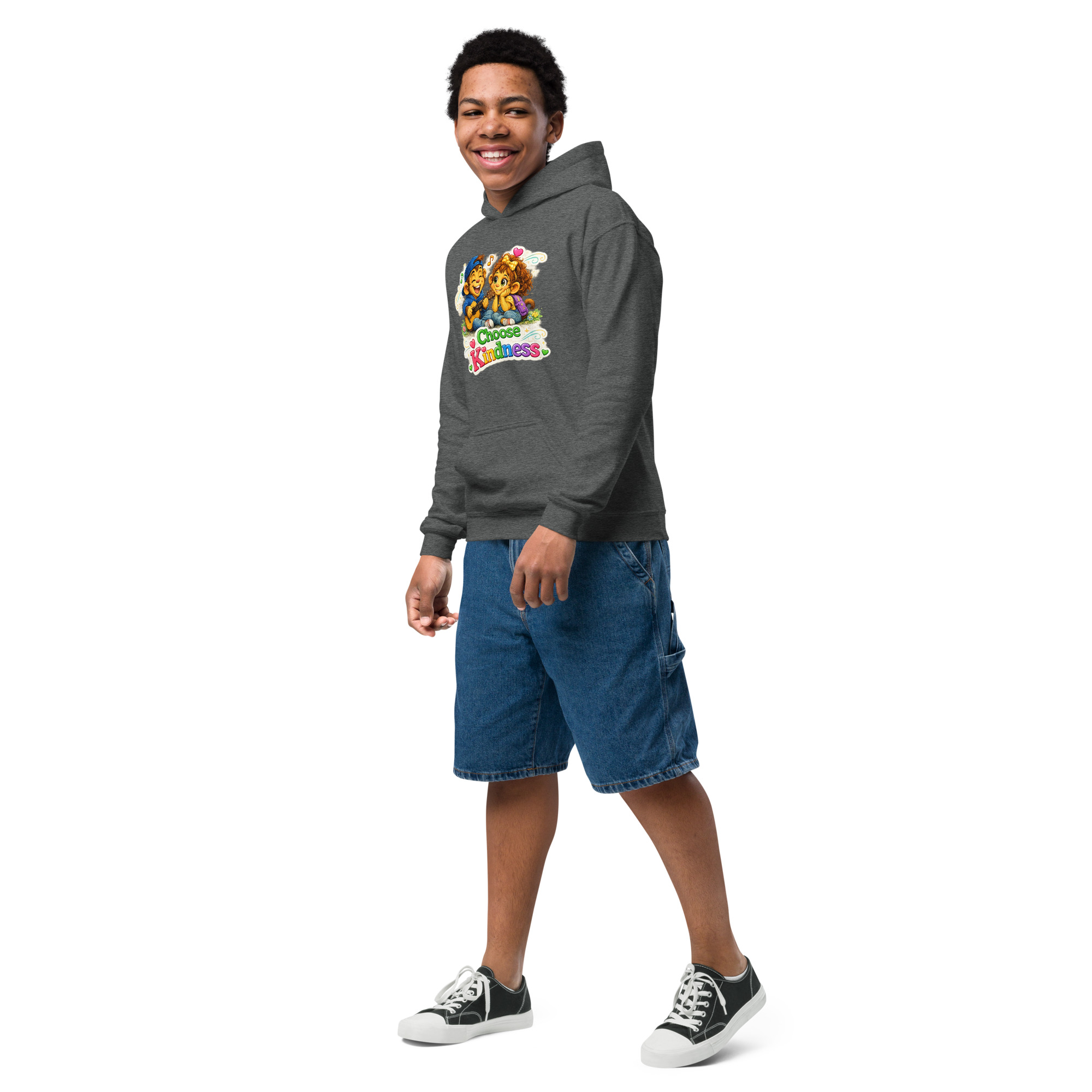 Choose Kindness™ Youth Heavy Blend Hoodie - Image 2
