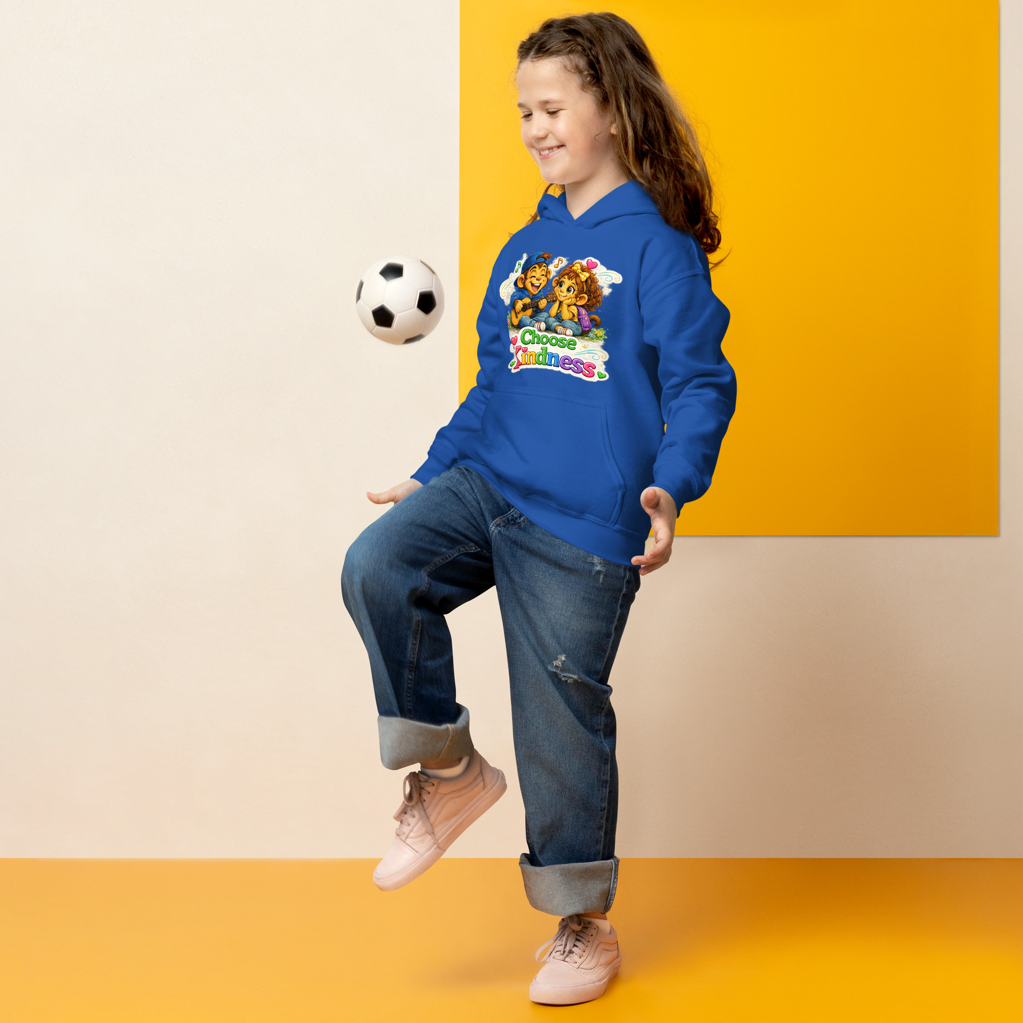 Choose Kindness™ Youth Heavy Blend Hoodie - Image 4